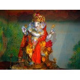 Ganesha statue on Krishna pose